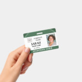 医師ナース老人気に保安写真ID バッジ (手持ち)
