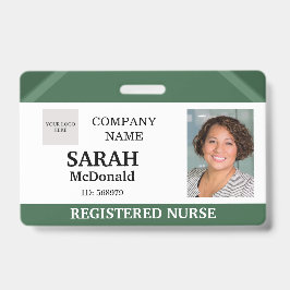 医師ナース老人気に保安写真ID バッジ