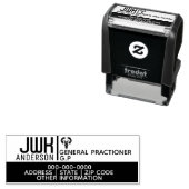 医師プロフェッショナル医療DIY幹部 セルフインキングスタンプ (インサイチュ)