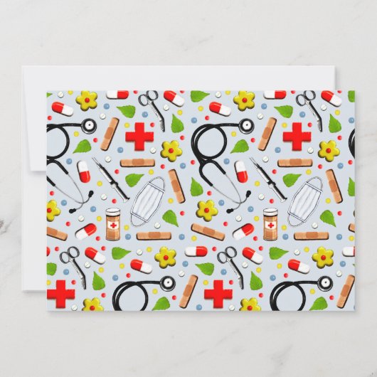 医師会 招待状 (裏面)