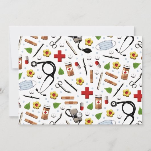 医師会 招待状 (裏面)