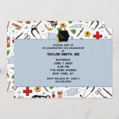 医師会 招待状 (正面/裏面)