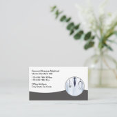 医師兼保険業務用カード 名刺 (スタンド正面)
