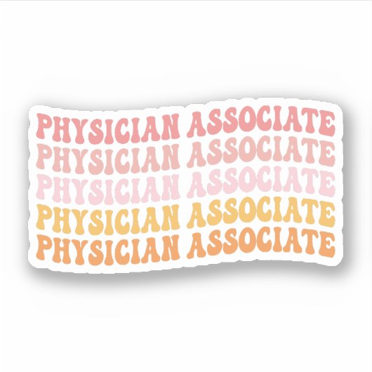 医師准医師助手PA学校 シール (正面)