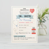 医師処方医、退職パーティー医 招待状 (スタンド正面)