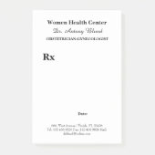 医師処方産婦人科医 ポストイット (正面)