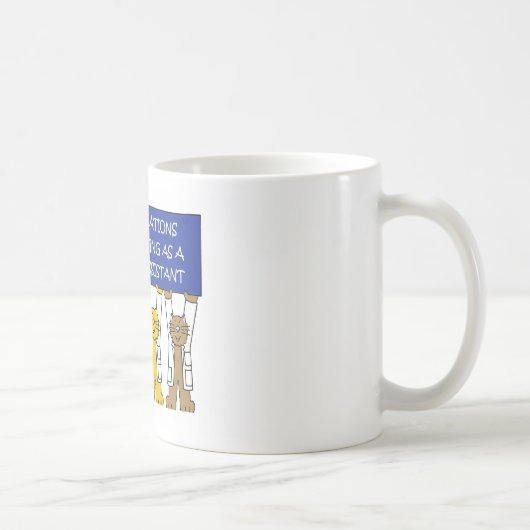 医師助手の卒業祝い コーヒーマグカップ (右)