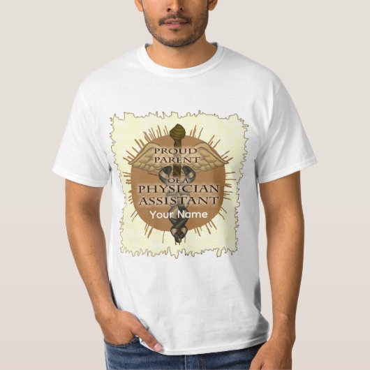 医師助手の親 Tシャツ (正面)