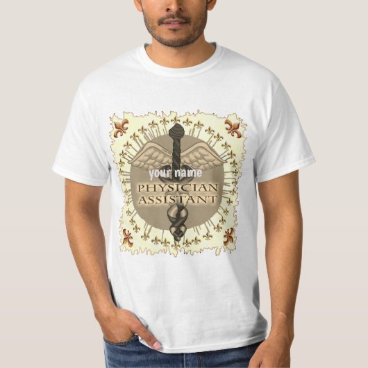 医師助手カドゥケウス Tシャツ (正面)