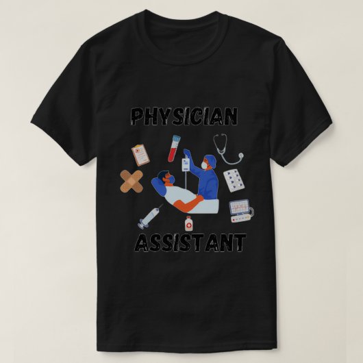 医師助手クラシックのTシャツ Tシャツ (デザイン正面)