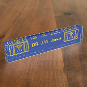 医師助手 デスクネームプレート (側面)