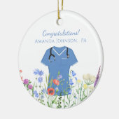 医師助手PAブルースクラブ セラミックオーナメント (左)