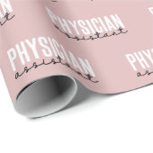 医師助手PA卒業 ラッピングペーパー (ロールコーナー)