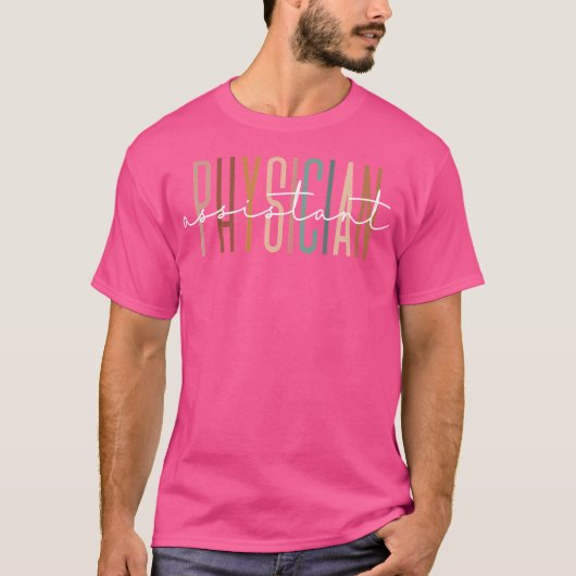 医師助手Pa学生Pa医師卒業 Tシャツ (正面)