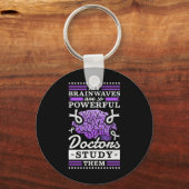 医師勉強私の強力な脳波 キーホルダー (正面)