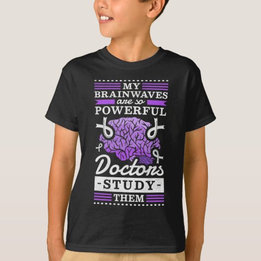 医師勉強私の強力な脳波 Tシャツ (正面)