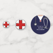 医師医学校卒業紙吹雪 コンフェッティ (裏面)