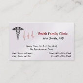 医師医用シンボルの名刺 名刺 (正面)