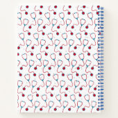 医師名カスタム聴診器 ノートブック (裏面)