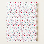 医師名カスタム聴診器 プランナー手帳 (裏面)