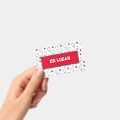 医師名カスタム聴診器 医療ギフト バッジ (Handheld)