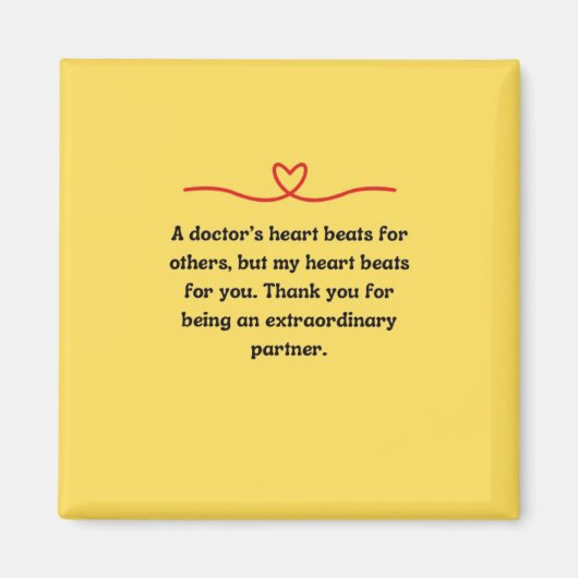 医師向けマグネットギフト マグネット (正面)