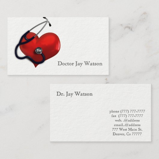 医師向け名刺 名刺 (正面/裏面)