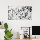 医師団の中のイエス・キリスト ポスター (ホームオフィス)