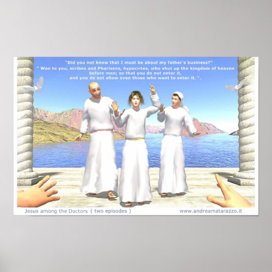 医師団の中のイエス ポスター (正面)