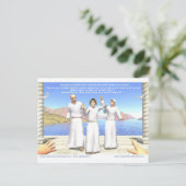 医師団の中のイエス ポストカード (スタンド正面)