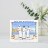 医師団の中のイエス ポストカード (スタンド正面)