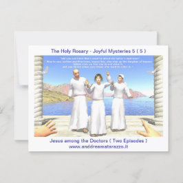 医師団の中のイエス ポストカード