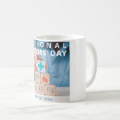 医師国家デー コーヒーマグカップ (正面右)