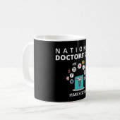 医師国家デー コーヒーマグカップ (正面左)