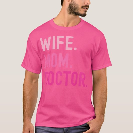医師妻ママ医師 Tシャツ (正面)