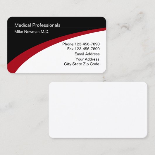 医師室 名刺 (正面/裏面)