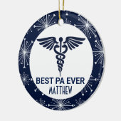 医師最高の補佐(Ever PA Gift) セラミックオーナメント (左)