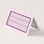 医師産婦人科医アポイントメントカード 名刺 (裏面)