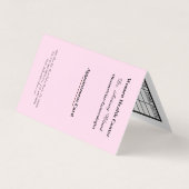 医師産婦人科医アポイントメントカード 名刺 (正面)