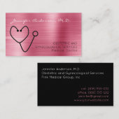 医師産婦人科医 名刺 (正面/裏面)