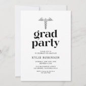 医師用ナース写真卒業パーティー 招待状 (裏面)