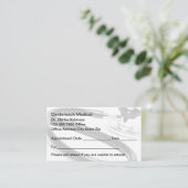 医師用医療アポイントメントカード 予約カード (スタンド正面)