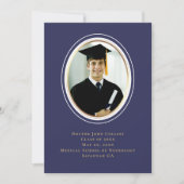 医師発表Medical Navy卒業 招待状 (正面)