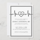 医師看護学校卒業会 招待状 (正面)