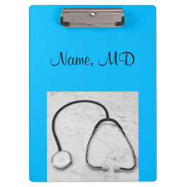 医師聴診器ターコイズ クリップボード