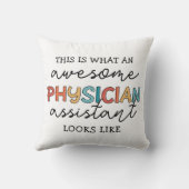 医師補おもしろい助素晴らしPAギフト クッション (裏面)