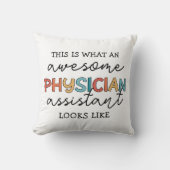 医師補おもしろい助素晴らしPAギフト クッション (正面)