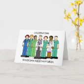 医師補佐週 – 10月 カード (黄色い花)