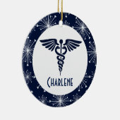 医師補助医ナース セラミックオーナメント (右)