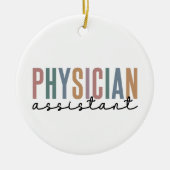 医師補助医師准医師学校 セラミックオーナメント (正面)